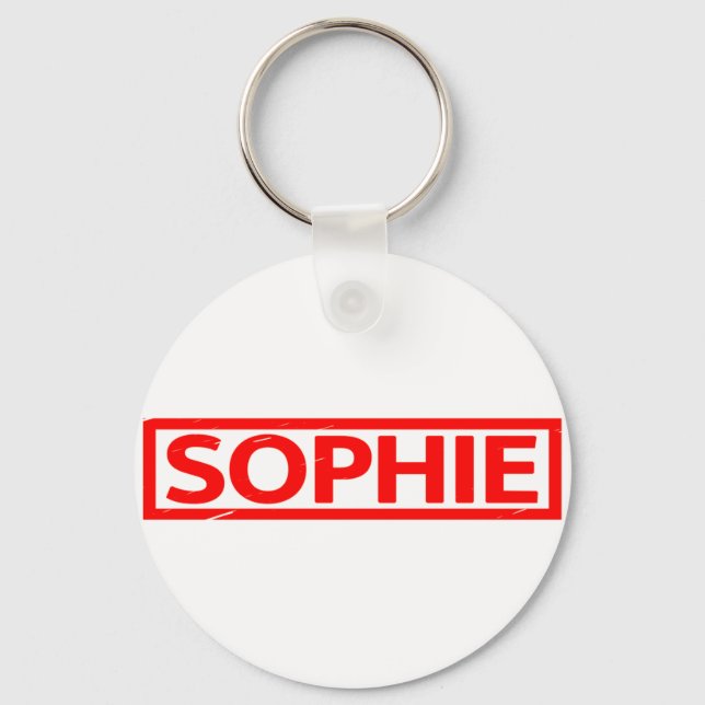 Sophie Stamp Keychain (Front)