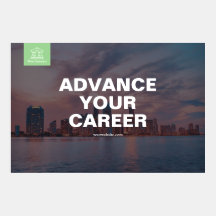 Sophisticated Advance Your Career LinkedIn Post