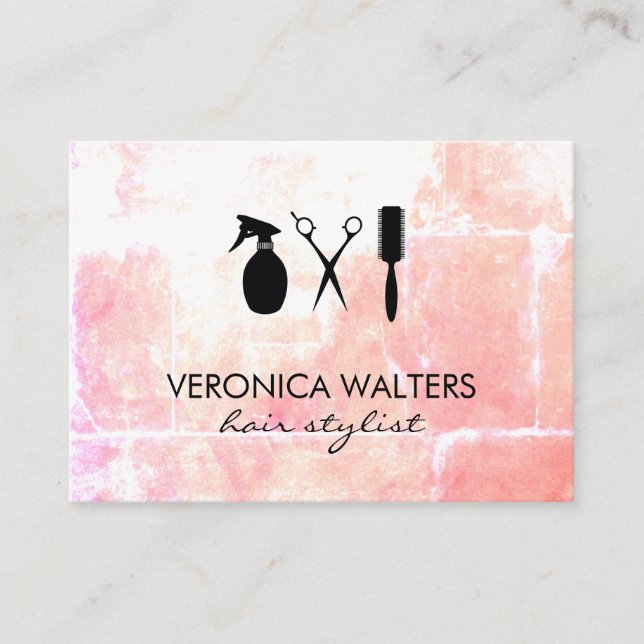 Sophisticated Artistic Grungy Loyalty Card (Front)