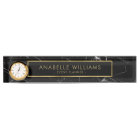Sophisticated Black Marble and Gold Texture