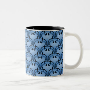 Sophisticated Bliss Mug, Soft Blue Two-Tone Coffee Mug
