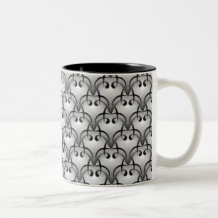 Sophisticated Bliss Mug, Soft Grey Two-Tone Coffee Mug