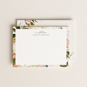 Sophisticated Botanical Floral Frame Card