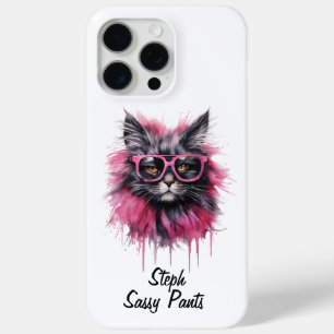Sophisticated Cat with Glasses iPhone / iPad case