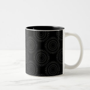 Sophisticated Chic Mug, Charcoal Two-Tone Coffee Mug