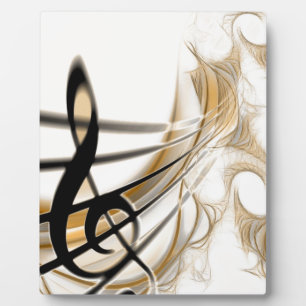 Sophisticated classic music sheet design accessory plaque