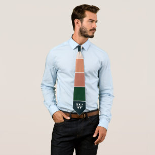 Sophisticated Colour Block in Blue, Green, and Pin Tie