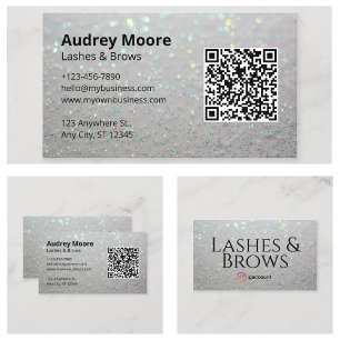 Sophisticated Eyelash Business Card