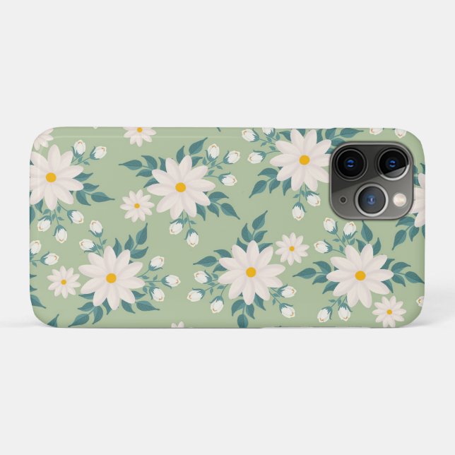 Sophisticated Floral iPhone 11 Case (Back (Horizontal))