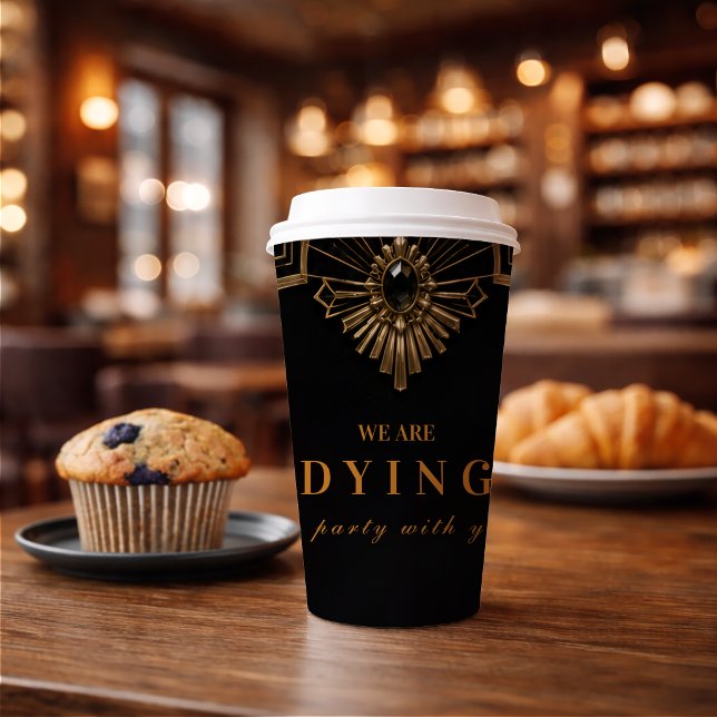Sophisticated Glam Halloween Paper Cups (Creator Uploaded)