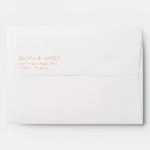 Sophisticated Gold Minimalist Envelope