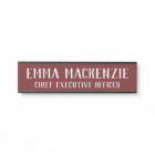 Sophisticated Hanging Door Sign Name Plate