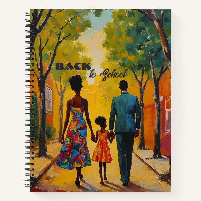 Sophisticated Harlem Renaissance Back to School Notebook (Front)