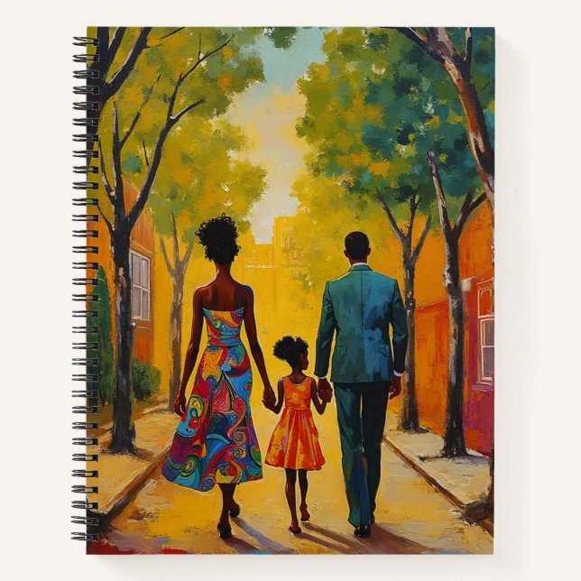 Sophisticated Harlem Renaissance Back to School Notebook (Front)