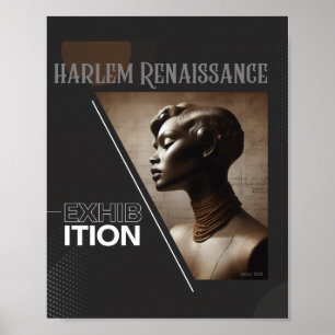 Sophisticated Harlem Renaissance Exhibition Poster