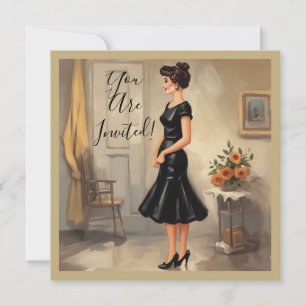Sophisticated LBD Card: Timeless Expressions Invitation