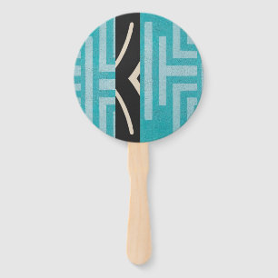 Sophisticated Luxury African Caribbean Island  Hand Fan
