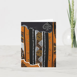 Sophisticated Luxury African Caribbean  Thank You Card