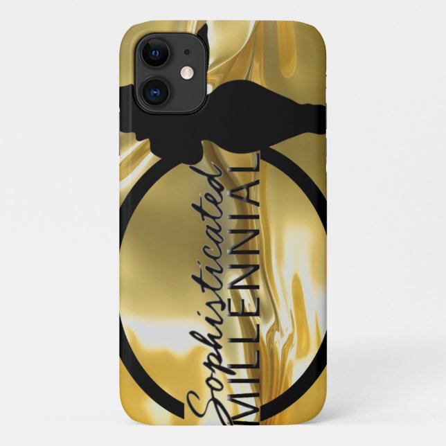 Sophisticated Millennial Phone Case (Back)