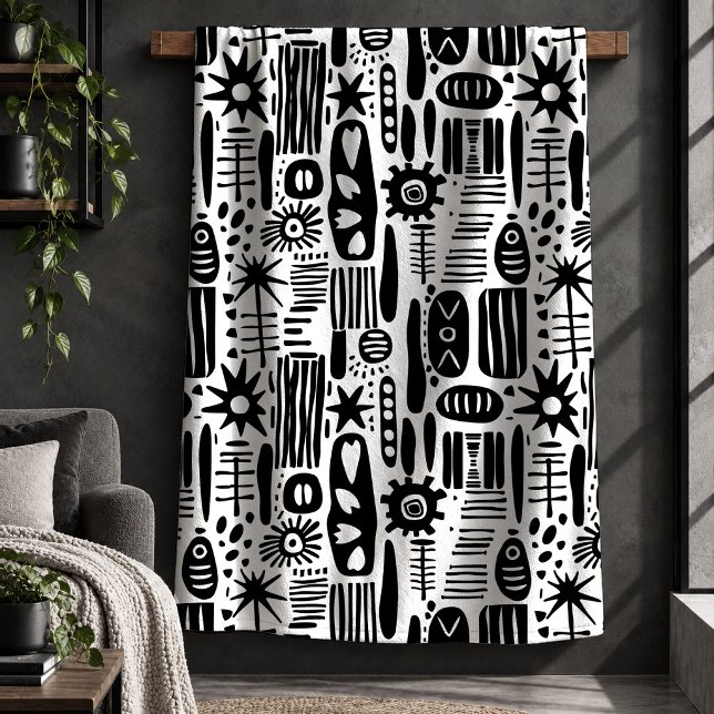 Sophisticated Minimal Artistic Shapes Throw Blanke (Sophisticated Minimal Artistic Shapes Throw Blanket)