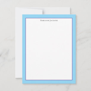 Sophisticated Minimalist Frame Note Card