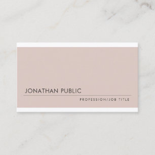Sophisticated Modern Design Professional Cool Luxe Business Card
