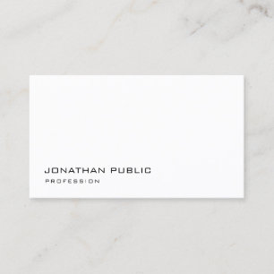 Sophisticated Modern Minimal Professional Simple Business Card