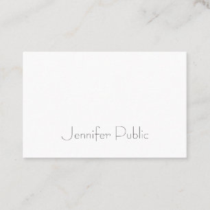 Sophisticated Modern Minimalist Template Trendy Business Card