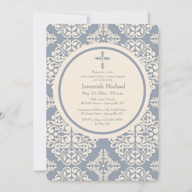Sophisticated Religious Invitation (Front)