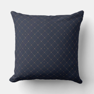 Sophisticated Sapphire Decor Throw Pillow