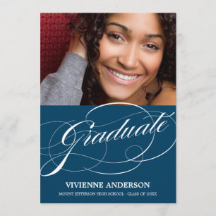 SOPHISTICATED SENIOR GRADUATION PARTY INVITATION