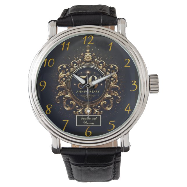 Sophisticated Shine: 50th Anniversary Tribute Watch (Front)