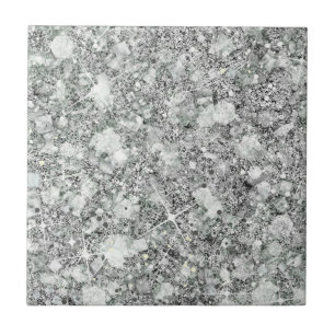 Sophisticated Silver Colour Faux Glitter Solid Tile