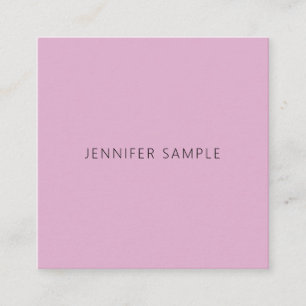 Sophisticated Simple Design Modern Template Square Business Card