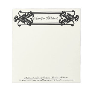 Sophisticated Small Business Office  Notepad