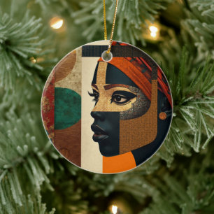 Sophisticated Soul    Ceramic Ornament