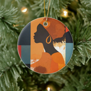 Sophisticated Soul    Ceramic Ornament