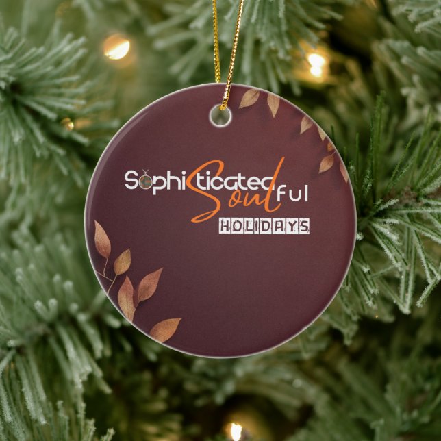 Sophisticated Soul Ceramic Ornament (Tree)