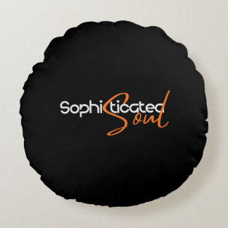 Sophisticated Soul    Round Pillow