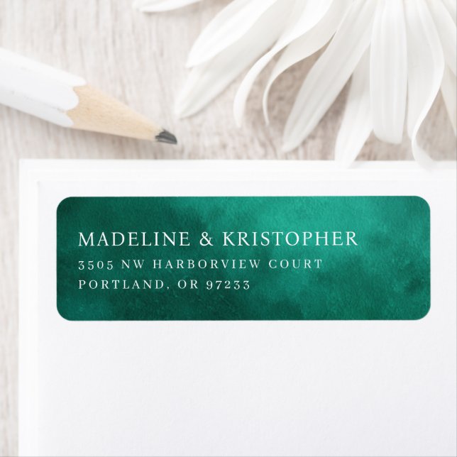 Sophisticated Teal Watercolor (Insitu)