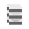 Sophisticated White Grey Striped Professional