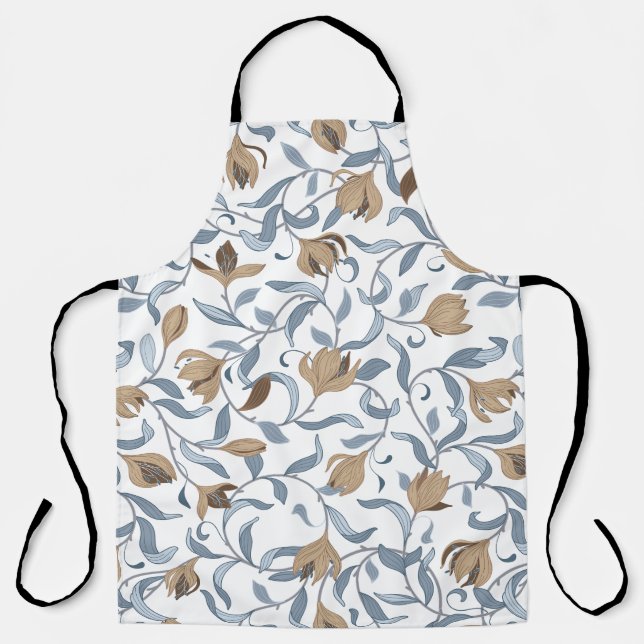 Sophisticated William Morris Inspired  Apron (Front)