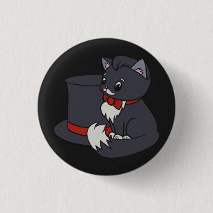 Sophistikitten 1 Inch Round Button