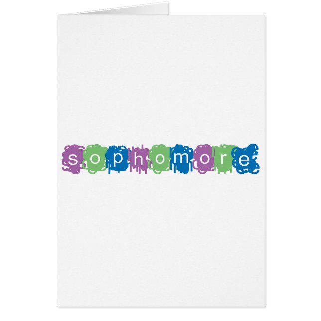 Sophomore (Front)