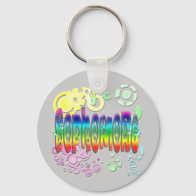 Sophomore - Peace Keychain (Front)