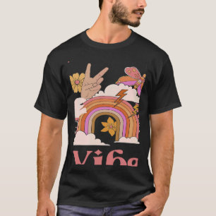 Sophomore Vibes Retro High School Boho College Bac T-Shirt