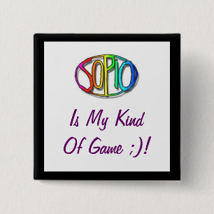 Sopio Fan Badge 2 Inch Square Button