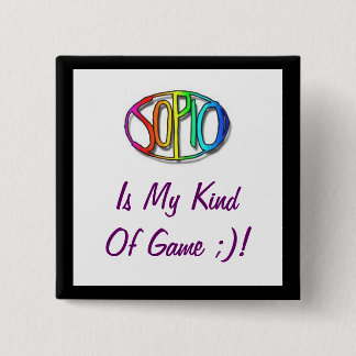 Sopio Fan Badge 2 Inch Square Button