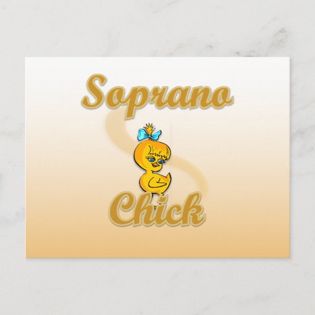 Soprano Chick Postcard (Front)