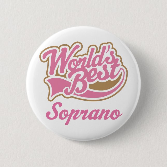 Soprano Gift 2 Inch Round Button (Front)